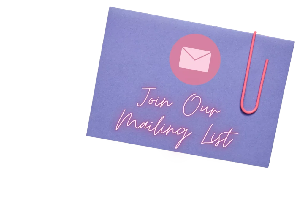 Join our mailing list