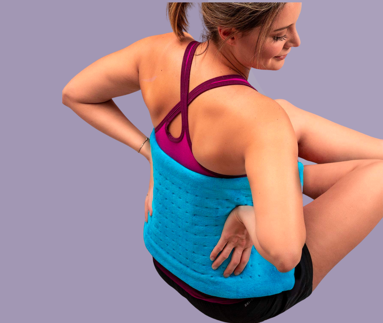 Cure Choice Large Electric Heating Pad for Back Pain Relief The Woman