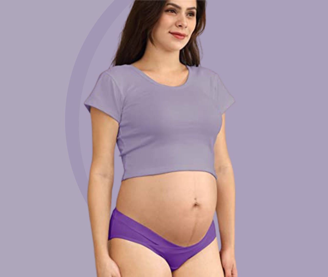 Intimate Portal Women Stay-Fit Under The Bump Maternity Pregnancy Cotton Knickers Pack 