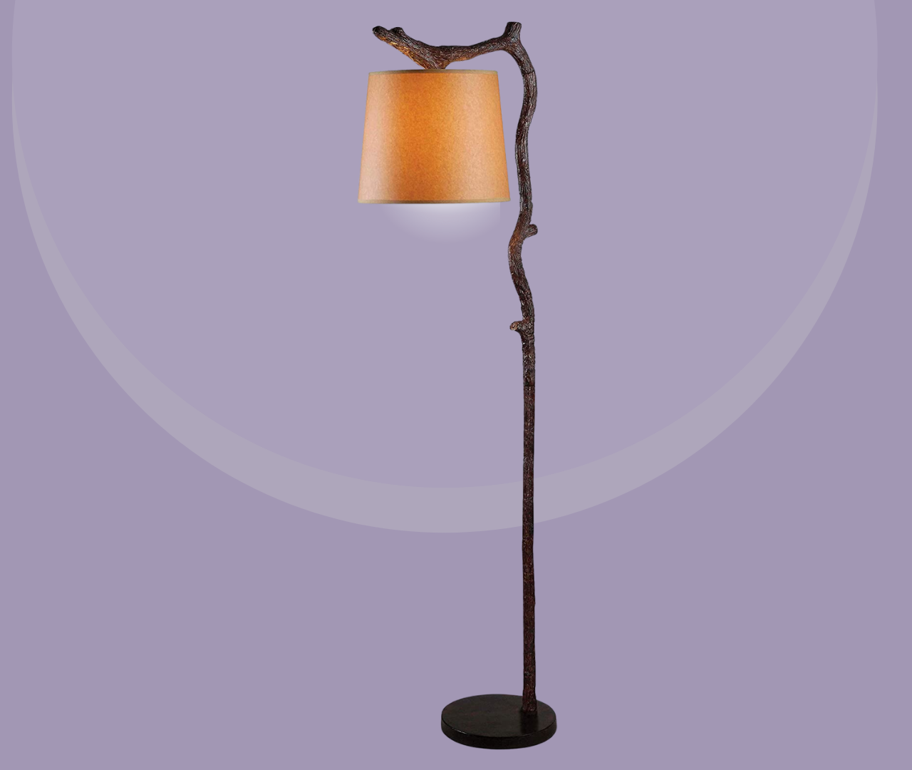Kenroy Home Rustic Floor Lamp, Bronze for Woodland Nursery The Woman