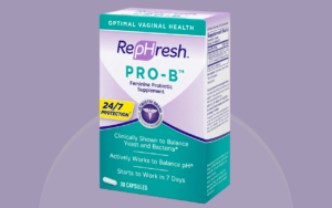 RepHresh Pro-B Probiotic Supplement For Women, 30 Oral Capsules