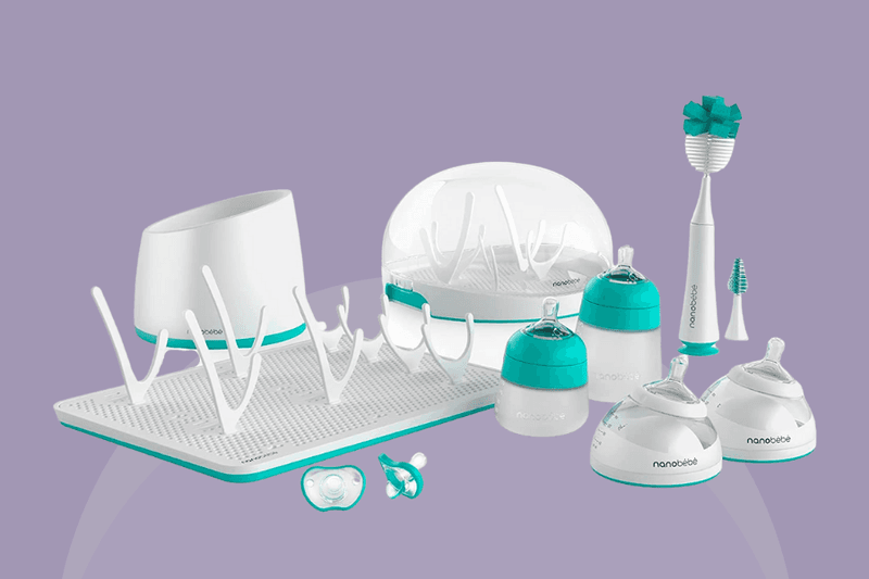 Nanobebe Baby Bottle Ultimate Feeding and Cleaning Set