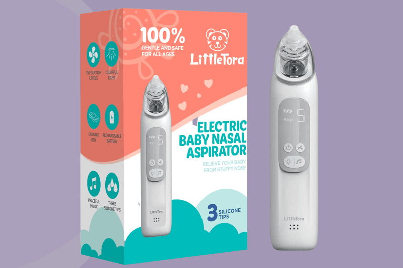 LitteTora Rechargeable Baby Nasal Aspirator