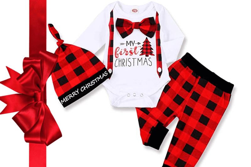 My First Christmas Gentleman Romper