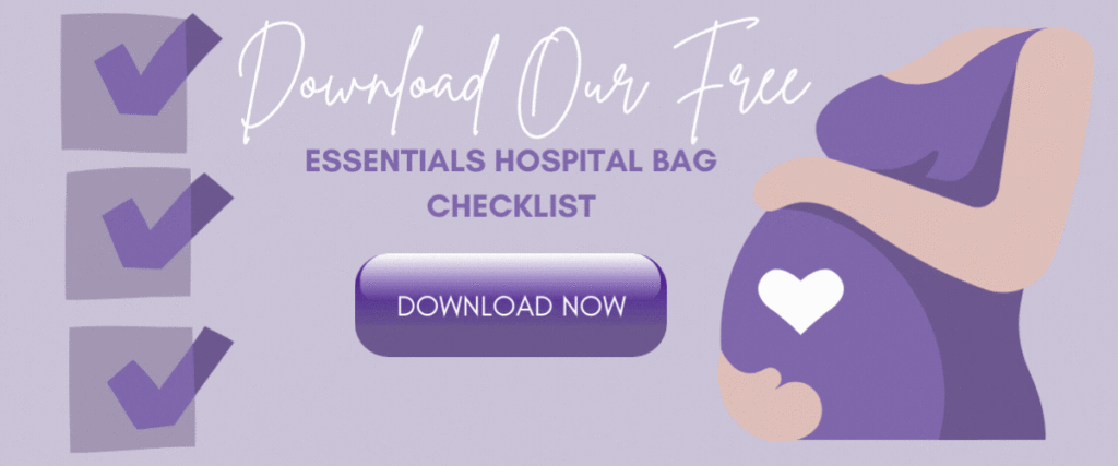 Download our free essential hospital bag checklist