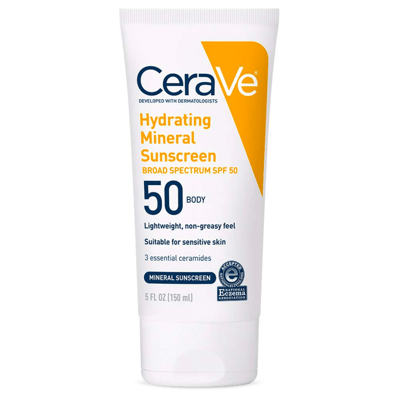 CeraVe 100% Mineral Sunscreen SPF 50